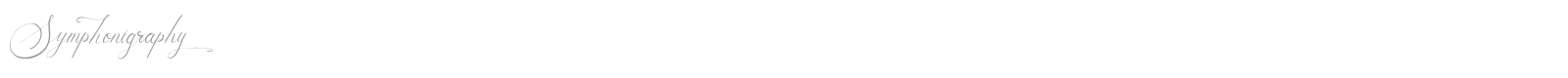 Symphonigraphy font preview